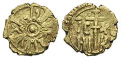 Italy ITALY. Sicily. Ruggero II, 1130-1154. Tarì (Gold, 11.60 mm, 1.46 g). Palermo? After 1140. Around a central pellet and circle, "al-malik Rujjar al-muʿtazz billāh" (‘King Ruggero, Strengthened by 