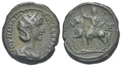 Staffieri Collection of Roman Alexandria Egypt. Alexandria. Julia Mamaea, mother of Severus Alexander, 222-235. Tetradrachm (Billon, 21.8 mm, 12.20 g). Dated RY 13 of Severus Alexander (= 233/4). ΙΟΥ 