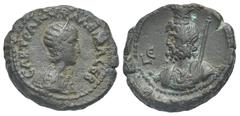 Staffieri Collection of Roman Alexandria Egypt. Alexandria. Tranquillina, wife of Gordianus III, 241-244. Tetradrachm (Billon, 24.1 mm, 12.33 g). Dated RY 5 of Gordianus III (= 241/2). ϹΑΒ ΤΡΑΝΚΥΛΛΕΙΝ