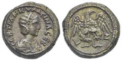 Staffieri Collection of Roman Alexandria Egypt. Alexandria. Tranquillina, wife of Gordianus III, 241-244. Tetradrachm (Billon, 22.2 mm, 13.83 g). Dated RY 7 of Gordianus III (= 243/4). CAB TPANKYΛΛЄIN