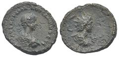 Staffieri Collection of Roman Alexandria Egypt. Alexandria. Vabalathus (usurper), 268-272. Tetradrachm (Bronze, 24.00 mm, 7.97 g) dated RY 5 (= 271-272) ΑΥΤ Κ ΟΥΑΒΑΛΛΑΘΟϹ ΑΘΗΝΟ ϹЄΒ Laureate, draped an