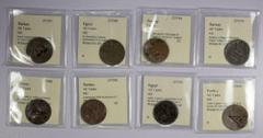 Islamic - Ottoman Empire OTTOMAN EMPIRE: COUNTERMARKED COINS: LOT of 31 countermarked AE coins, all ca. 1880's, with twelve 5-para-sized coins (incl. two Egypt 4-para and a 5-para), seven 10-para, sev