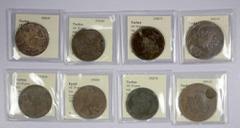 Islamic - Ottoman Empire OTTOMAN EMPIRE: COUNTERMARKED COINS: LOT of 31 countermarked AE coins, all ca. 1880's, with twelve 5-para-sized coins (incl. one from Egypt and a Greece 5 lepta, rare host), s