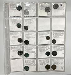 Group Lots - Ancient ROMAN EMPIRE: LOT of 70 coins, 52 of various rulers from Salonina to Honorius (incl. Gallic emperors, barracks emperors of the late Crisis, Tetrarchy, Constantinians, Valentinians