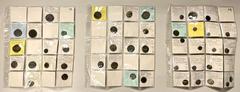 Group Lots - Ancient ROMAN EMPIRE: LOT of 42 coins, most from various provinces and cities, including Egypt (6 BI tetradrachms of Hadrian, Valerian I, Carinus, Diocletian etc.), Spain, Macedon, Marcia