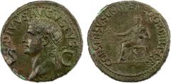 Ancient - Roman & Byzantine ROMAN EMPIRE: Divus Augustus, died 14 AD, AE dupondius (15.7g), Rome, 37-41 AD, RIC-56 (Caligula), struck under Caligula, radiate head left, DIVVS AVGVSTVS, S C across fiel