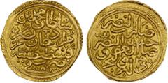Islamic - Ottoman Empire OTTOMAN EMPIRE: Mehmet II, 1451-1481, AV sultani (3.48g), Kostantiniye, AH883, A-1306, NP-80, the second year of the first Ottoman gold coinage, produced only at the capital m