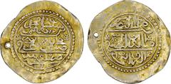 Islamic - Ottoman Empire OTTOMAN EMPIRE: Mehmet IV, 1648-1687, AV sultani (3.13g), Tarabulus Gharb (Tripoli in Libya), AH1078, A-1383N, broad flan, seems to be a somewhat light contemporary jeweler's 