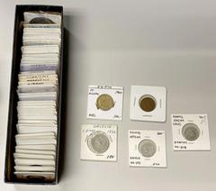 Islamic - Assorted MEDIEVAL ISLAMIC: LOT of 84 coins, includes 51 copper coins (a few are billon) and 33 modern coins: India (19 pcs, poor quality), Bukharkhodat (4 pcs, billon, average Fine); Islamic