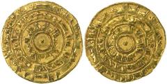 FATIMID: al-Mu'izz, 953-975, AV dinar (4.16g), Misr, AH364, A-697.1, nice Very Fine.