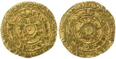 FATIMID: al-Mu'izz, 953-975, AV dinar (3.96g), al-Mahdiya, AH365, A-697.1, Nicol-481, About Very Fine.