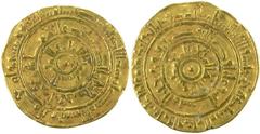 FATIMID: al-Mustansir, 1036-1094, AV dinar (4.11g), Misr, AH457, A-719A, Nicol-2141, very lightly crinkled, Very Fine, ex. Robert Pelletreau collection.