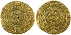 FATIMID: al-Mustansir, 1036-1094, AV dinar (4.11g), Misr, AH461, A-719A, Nicol-2146, Very Fine, ex. Robert Pelletreau collection.