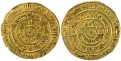 FATIMID: al-Mustansir, 1036-1094, AV dinar (4.18g), Sur, AH449, A-719.2, Nicol-1928, lovely strike, choice Very Fine.