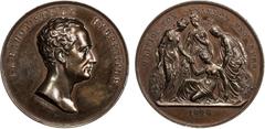 World Coins - Europe GREECE: AE medal, 1828, Wurzbach-4216, 44mm medal by Konrad Lange, Greek War of Independence series struck in 1836, Commemorating the President of the Hellenic Republic, head of I