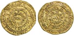 Islamic - Egypt & Syria FATIMID: al-Zahir, 1021-1036, AV dinar (4.03g), Misr, AH425, A-714.2, Nicol-1533, with the additional word 'adl in both the obverse & reverse center, slightly wavy surfaces, VF