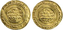 Islamic - Egypt & Syria FATIMID: al-Mustansir, 1036-1094, AV dinar (4.27g), Misr, AH436, A-719.1, Nicol-2114, slight unevenness, VF to EF.