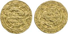 Islamic - Egypt & Syria FATIMID: al-Mustansir, 1036-1094, AV dinar (4.06g), Misr, AH440, A-719.1, Nicol-2120, without the heir apparent, normally cited on Misr dinars dated AH438-440 (A-719.2); somewh