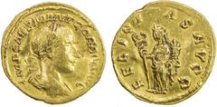 Ancients - Western ROMAN EMPIRE: Gordian III, 238-244 AD, AV imitative aureus (4.72g), "Rome", RIC--, IMP CAES M ANT GORDIVS(sic) AVG, laureate, draped and cuirassed bust of Gordian III right // FELIC