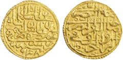 Islamic - Anatolia & Ottoman OTTOMAN EMPIRE: Süleyman I, 1520-1566, AV sultani (3.44g), Zabid, AH948, A-1317, bold strike, well-centered, rare Yemeni mint, lovely EF, R. Zabid was the only mint during