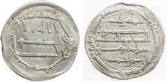 Islamic - Umayyad & Abbasid ABBASID: al-Rashid, 786-809, AR dirham (2.89g), Arran, AH189, A-219.7, Vardanyan-139, Lowick-797, citing the governors Khuzayma b. Khazim and Bishr b. Khuzayma, EF, R.