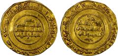 Islamic - Egypt & Syria FATIMID: al-Mustansir, 1036-1094, AV dinar (4.23g), Misr, AH435, A-719.1, VF.