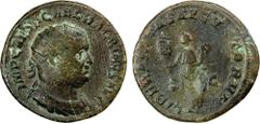 Ancient - Greek & Roman ROMAN EMPIRE: Balbinus, April-July 238, AE dupondius (8.96g), Rome, RIC-15a, radiate, draped and cuirassed bust right, IMP CAES D CAEL BALBINVS AVG // Liberalitas standing left