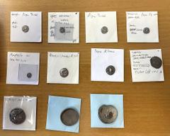 Group Lots - Ancient ANCIENT GREECE: LOT of 11 silvers from Northern Greece, including Aigai (3 triheiobols), Akanthos (obol), Amphipolis (obol), Macedon (contemporary fourrée tetradrachm of Philip II