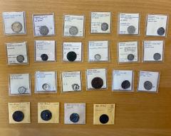 Group Lots - World Coins EUROPE: LOT of 24 medieval coins, silver unless noted: France (6 pcs): including Chatres, Souvigny, Valence, Nevers, Bourgogne, and Vienne, F-VF; Hungary (6): including 5 copp
