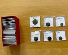 Group Lots - Ancient ANCIENT: Various Regions, LOT of 36 bronzes, from various parts of the ancient world, including Judaea (including 3 Hasmonean prutas (one a Widow's Mite-type), a Jewish War pruta,