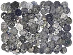 Lots antiker Münzen Römer Kaiserzeit Lots antiker Münzen - Römer - Kaiserzeit115 Denare der Kaiserzeit, 1.-3. Jh. Von Augustus bis zu den Soldatenkaisern. Fundgrube ersten Ranges mit vielen besseren T
