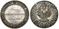 Römisch Deutsches Reich Lombardei und Venetien Franz Josef I. 1848-1916. Franz Josef I. 1848-1916. Silbermedaille v. Karl Radnitzky o.J. (1859) auf den Ausbau der Lombardo-venetianischen und zentralit
