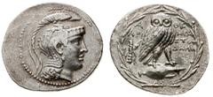 Attika Athen Tetradrachme ca. 190/140 v. Chr. Magistraten Aristion, Erastos und Dimi BMC - (vgl. 334-337) sehr schön