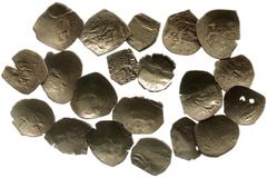 Kreuzfahrer Lots Lateinisches Kaiserreich in Constantinopel und Thessalonika (Balduin I. von Flandern bis Balduin II. von Courtenay, 1204-1261). 20 X Aspron Trachy, diverse Varianten.meist schön
