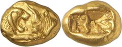 Lydia Kroisos Trite (AV, 2.68g). Ca. 560-546. Berk 6. Luynes 2779. Rare. Extremely fine. with Tradart, Geneva, 1990s