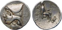 ANCIENT COINS, The David Sellwood Collection of Parthian Coins , Arsaces II (211-185 BC), Silver Drachm, 3.78g, 12h. Minted at Mithradatkart. Diademed and beardless head left in bashlyk. Rev. Archer s
