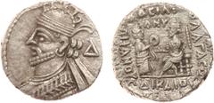 ANCIENT COINS, KINGS OF PARTHIA, Parthian Kingdom. Vologases III (c. AD 111-146). Billon Tetradrachm, 13.70g, Seleukeia on the Tigris, Apellaios 451 SE (November, AD 139). Bust of Vologases III left, 