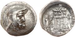 ANCIENT COINS, KINGS OF PERSIS, Kingdom of Persis. Autophradates I (3rd Century BC). Silver Tetradrachm, 16.57g. Head of Autophradates I right, with moustache and earring, wearing diadem and kyrbasia.