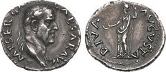 Ancient Coins, ROMAN EMPIRE Galba. Silver Denarius (3.17 g), AD 68-69. Rome. IMP SER GALBA CAESAR AVG, laureate bust of Galba right, slight drapery on far shoulder. Rev. DIVA AVGVSTA, Livia standing f