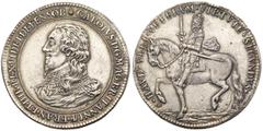 Great Britain Charles I (1625-49), Silver Pattern Crown of Five Shillings, engraved by Nicholas Briot. Bare headed draped bust left, legend surrounding with inner linear and outer beaded borders, loze