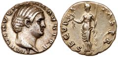 Roman Imperial Coinage Otho. Silver Denarius (3.32 g), AD 69. Rome. IMP OTHO CAESAR AVG TR P, bare head of Otho right. Reverse: SECVR-I-TAS P R, Securitas standing left, holding wreath and scepter. RI
