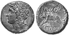 ANCIENT COINS GREEK COINAGE Sicily Agrigentum. No.: 4083 Schätzwert/Estimate: CHF 250.- d=22 mm Tyrant Phintias. Aes 287/279. Head of Rersephone crowned with barley l. Rev. BASILEO(S) FINTIA Boar runn