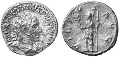 THE LAKEVIEW COLLECTION OF ANCIENT COINS COINS OF THE ROMAN EMPIRE ... Aemilian, 253. No.: 6925 Schätzwert/Estimate: CHF 100.- d=21 mm Antoninianus 253, Rome. Radiate bust r. Rev. Virtus standing l. w