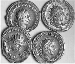 THE LAKEVIEW COLLECTION OF ANCIENT COINS COINS OF THE ROMAN EMPIRE ... Aemilian, 253. No.: 6926 Schätzwert/Estimate: CHF 300.- d=41 mm 4 Denarii. About very fine. (4)