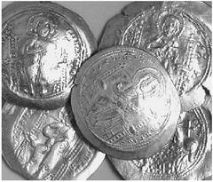 THE LAKEVIEW COLLECTION OF ANCIENT COINS BYZANTINE EMPIRE Constantine IX Monomachus, 1042-1055. No.: 7128 Schätzwert/Estimate: CHF 300.- d=41 mm Histamenon (scyphate). Christ enthroned facing. Rev. Cr