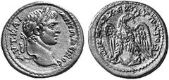 Ancient Coins from other Consignments ROMAN EMPIRE Caracalla, 197-217. No.: 4591 Schätzwert/Estimation: CHF 200.- Tetradrachm 205/207, Antiochia. Head, laureate, to r. Rev. Eagle standing facing on th