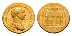 ANCIENT COINS OTHER CONSIGNMENTS ROMAN EMPIRE Trajan, 98-117. No.: 118 Schätzwert/Estimation: CHF 6000.- Aureus c. 115, Rome. IMP TRAIANVS AVG GER DAC P M TR P COS VI P P Laureate, draped and cuirasse