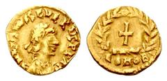 ANCIENT COINS OTHER CONSIGNMENTS ROMAN EMPIRE Libius Severus, 461-465. No.: 176 Schätzwert/Estimation: CHF 1200.- Tremissis, Milan. D N LIBIVS SEVERVSP F AY Bust with diadem r. Rev. Cross in wreath, C