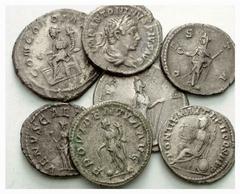 ANCIENT COINAGE ROMAN EMPIRE Lots No.: 5638 Schätzwert/Estimate: CHF 200.- Elagabalus. Denarius (Fortune). Julia Soaemias. Denarius (Venus). Severus Alexander. Denarius (Roma). Julia Mamaea. Denarius 