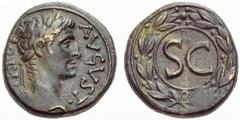 ANCIENT COINAGE SPECIAL COLLECTION OF ROMAN IMPERATORS AND EMPERORS ROMAN EMPIRE Augustus, 27 BC – 14 AD No.: 1257 Schätzwert/Estimate: CHF 50 Aes after 23, Antioch. AVGVST – TR POT Head, laureate, to
